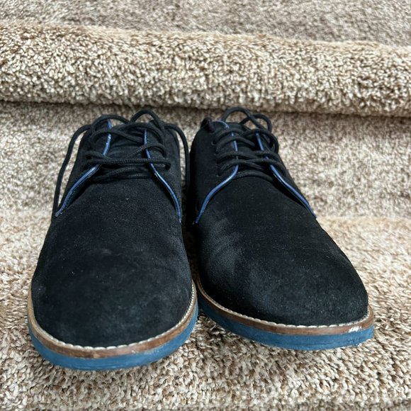 Thomas & Vine Men\'s Navy Lace-up Suede Shoes main image 10